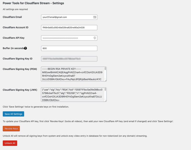 cfpowertools settings